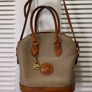 Dooney & Bourke Vintage Norfolk AWL Dome Satchel Crossbody/Shoulder Purse